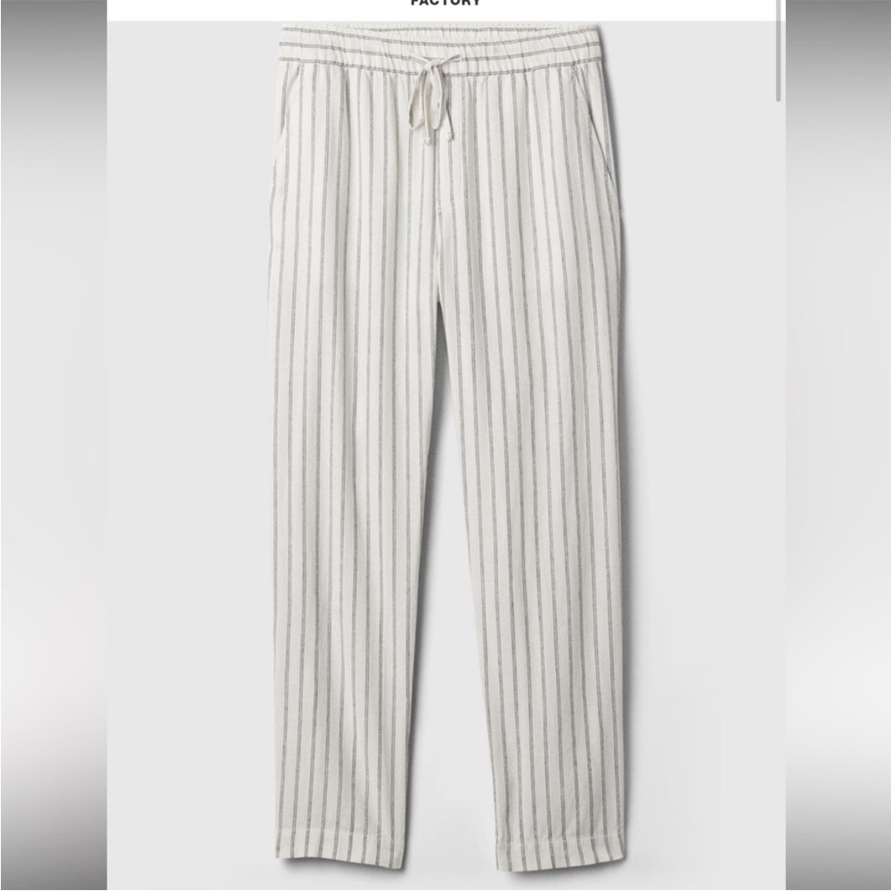 Striped linen Pants